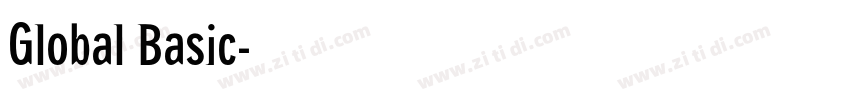 Global Basic字体转换